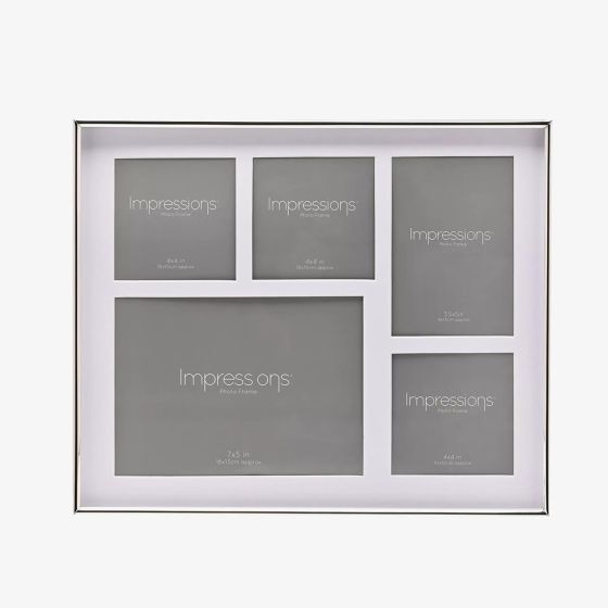 Impressions Silver Plated Multi Photo Frame FS561