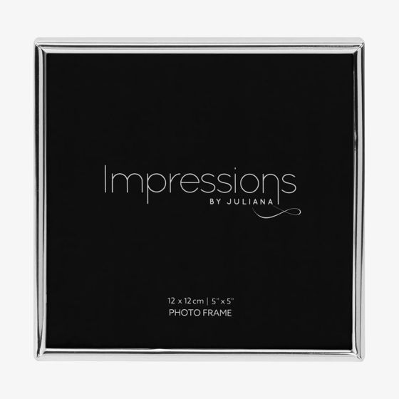 Impressions Silverplated Thin 5x5 Inch Photo Frame 815655