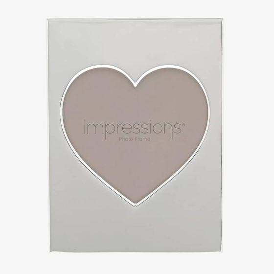 Impressions Heart Aperture 5X5 Photo Frame FS21955