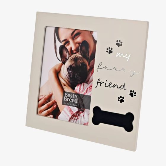 My Furry Friend Bone Icon 4X6 Photo Frame BB698