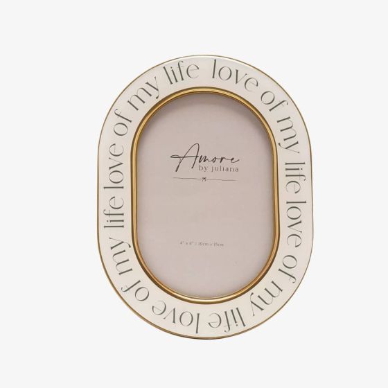 Amore Love Of my Life Oval 4X6 Photo Frame AM335