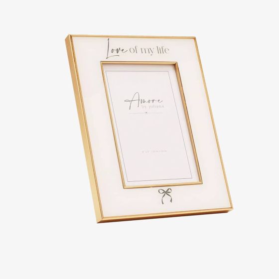 Amore Love Of My Life Bow 4x6 Photoframe AM346
