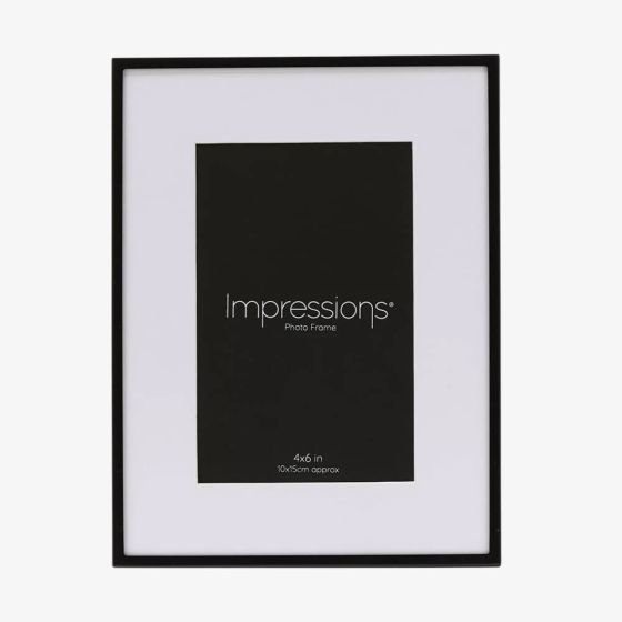 Black Steel 4x6 Photo Frame FS111346