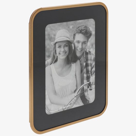 Gold 5x7 Curved Photo Frame 353756