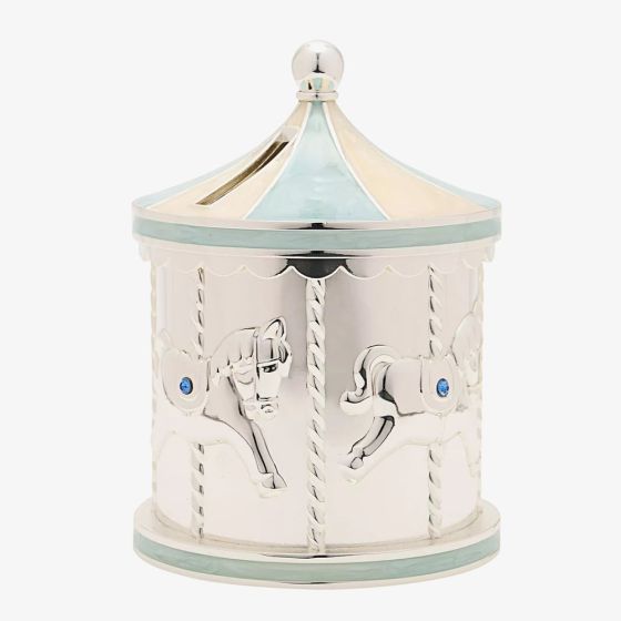 Bambino Blue Carousel Money Box Accessory CG1920B