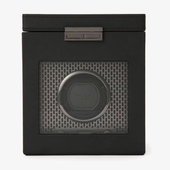 WOLF Axis Black Single Storage Watch Winder 469203