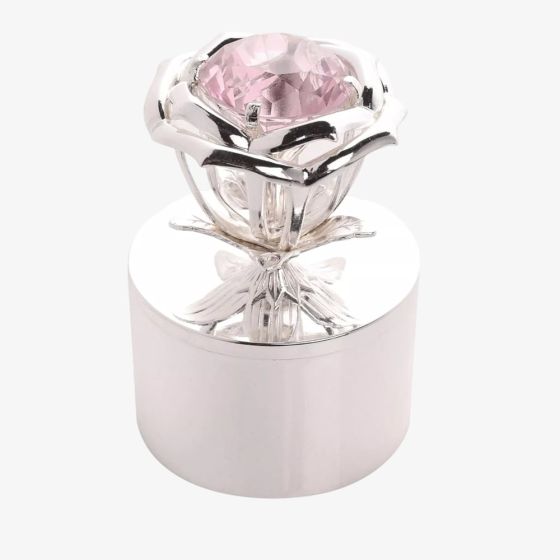 Sophia Pink Rose Jewel Jewellery Box SP3577