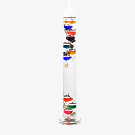 WM Widdop Galileo Thermometer - Multicoloured 10 Bulb 44cm G108