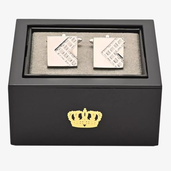 Harvey Makin Chevron Square Cufflinks HM2388