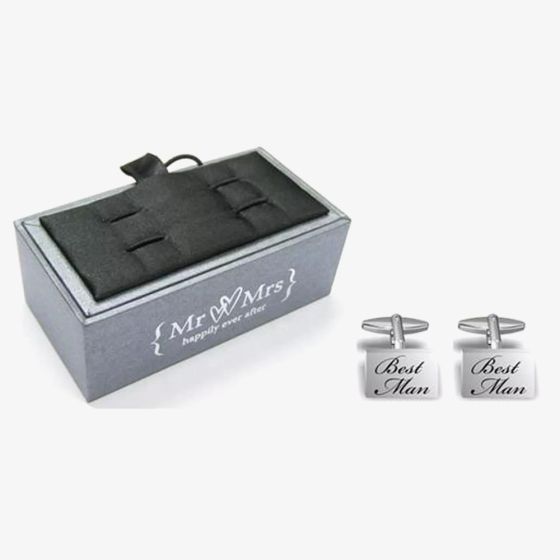 Best Man Engraved Cufflinks 9825878