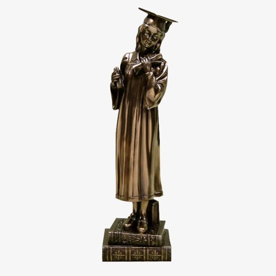 Celebrations Bronze Finish Graduation Girl Figurine 54698