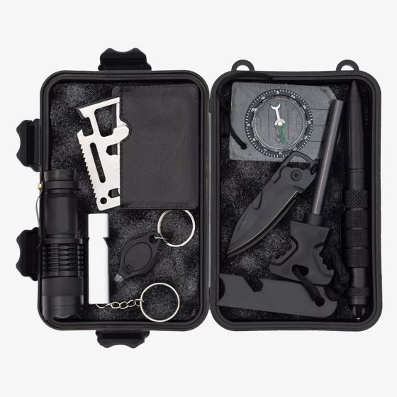 Mad Man Outdoor 8 Piece Survival Kit Gift Set HM2506