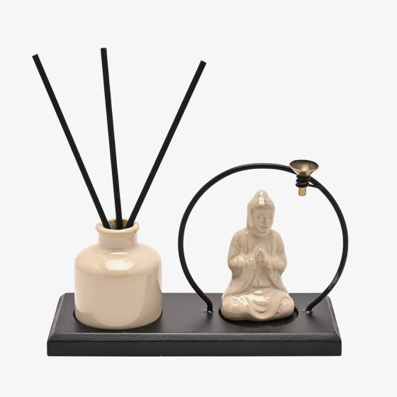 Serenity Buddha Insense Diffuser Holder Gift SP3558