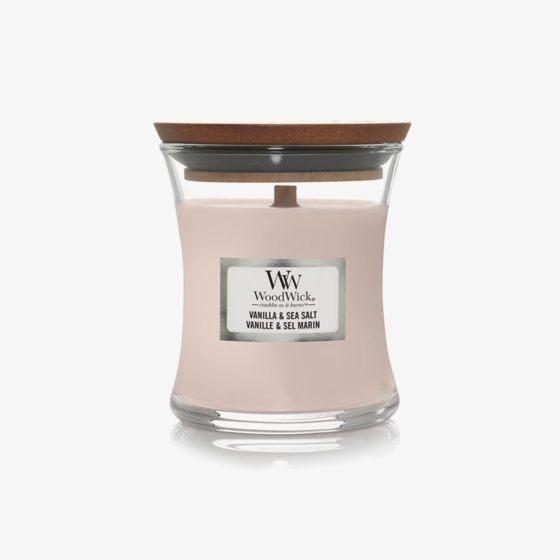 WoodWick Vanilla & Sea Salt Mini Hourglass Candle 98191E
