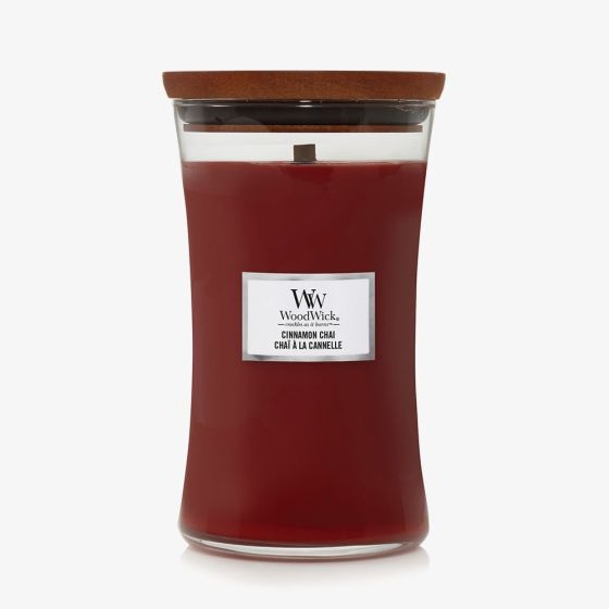 WoodWick Cinnamon Chai Large Hourglass Candle 93104E