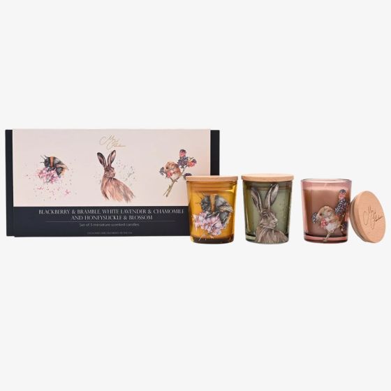 Mini Candles Set Of 3 - The Field MH1174