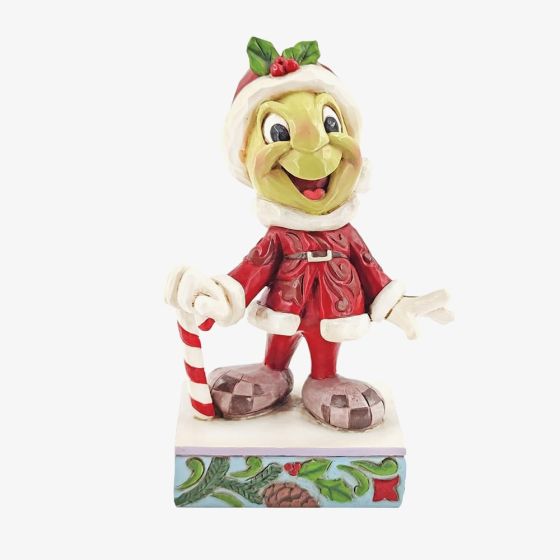 Disney Traditions Christmas Jiminy Cricket Figurine 6008986