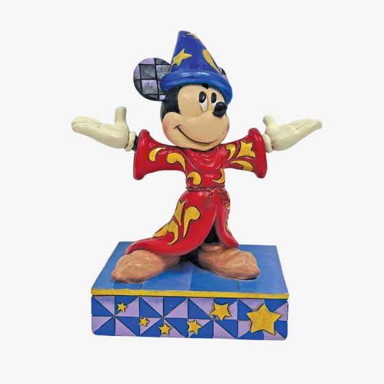 Disney Traditions Magical Moment Sorcerer Mickey Figurine 6016900