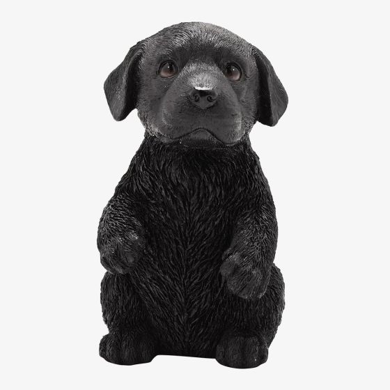 Best Of Breed Black Labrador Resin Figurine BB724