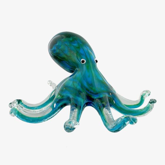 Sophia Objets D'Art Large Octopus Glass Figurine 61453