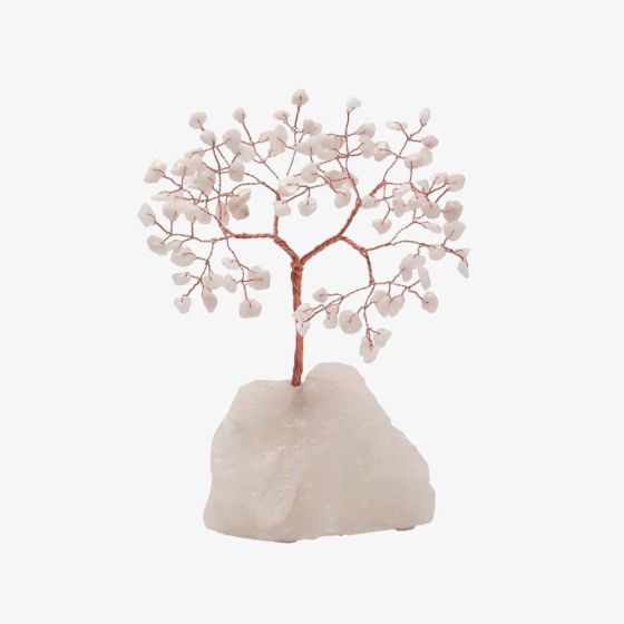 Small White Jade Gemstone Tree Ornament SP3316