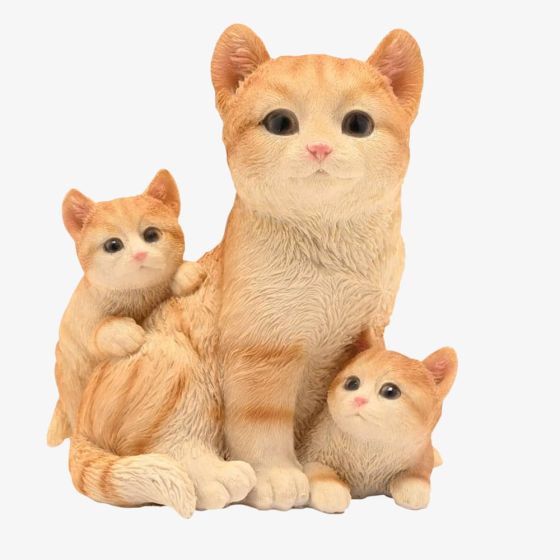 Cat Family 15cm Figurine BB757