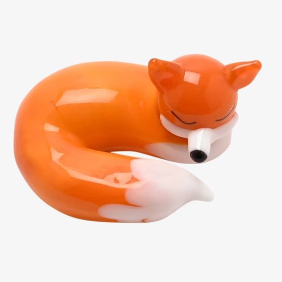 Miniature Glass Fox Figurine 69571