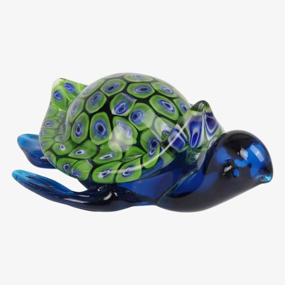 Miniature Glass Turtle 14cm Figurine 62914