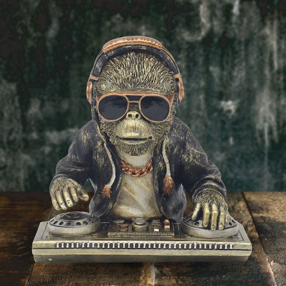 Animals With Attitude Gorilla Dj Ornament LP60506A