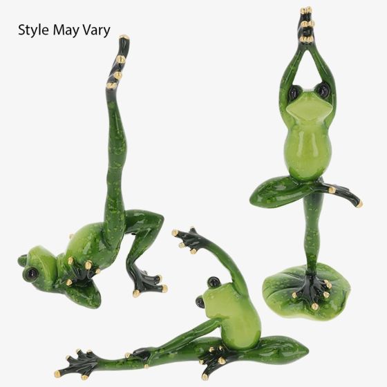 Tropical Yoga Frog Figurine 355312
