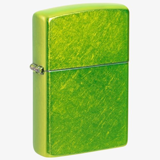 Zippo Classic Lurid Green Lighter 24513