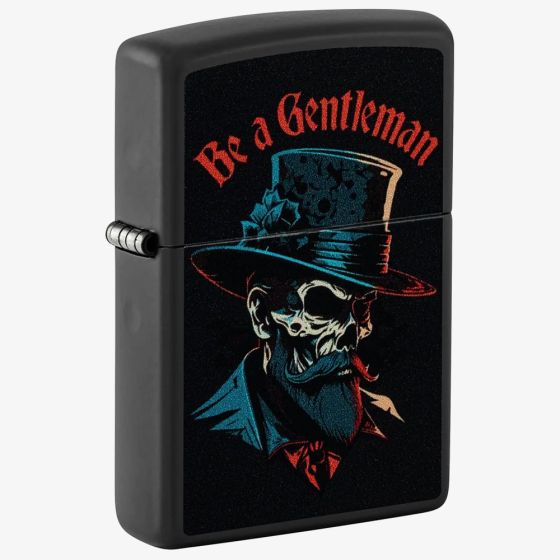 Zippo Matte Black Gentleman Lighter 46667