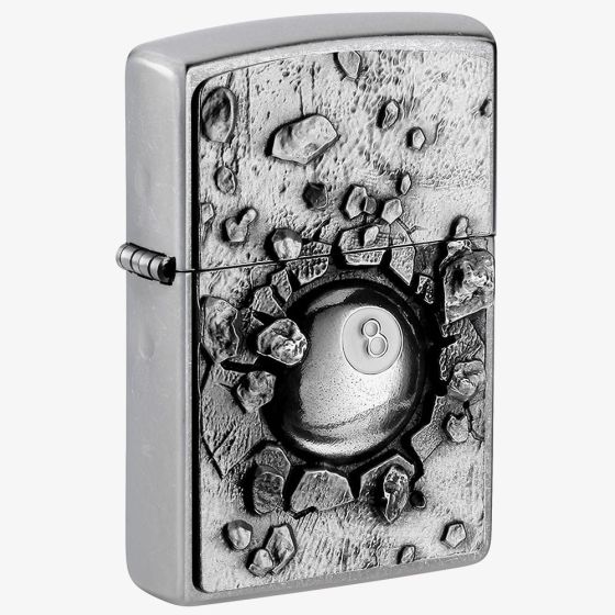 Zippo Chrome Eight Ball Lighter 2004738
