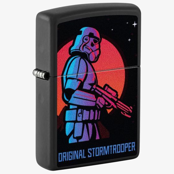 Zippo Original Stormtrooper Moon Black Matte Lighter 218-125177