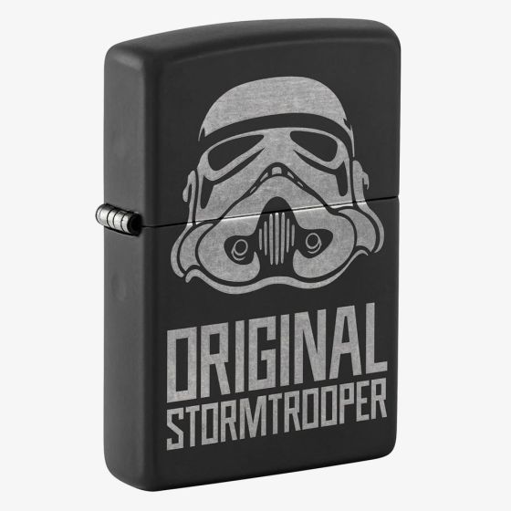 Zippo Original Stormtrooper Black Matte Engraved Lighter 218C-125179