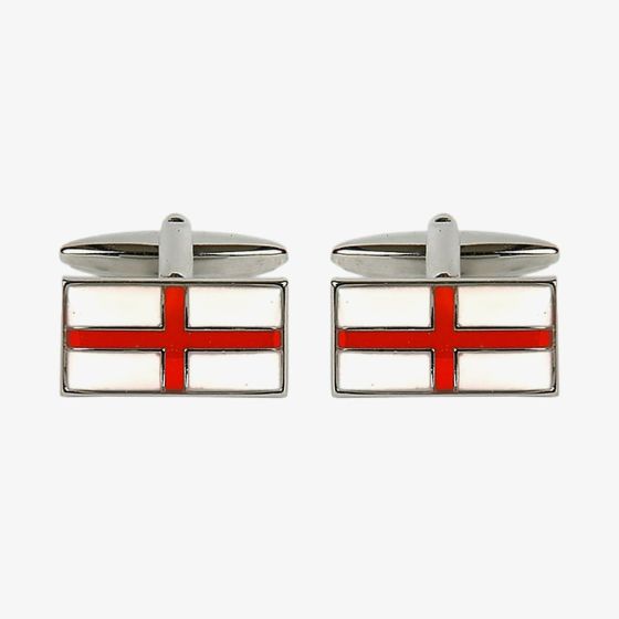 St. George Cross Flag Cufflinks 90-4421