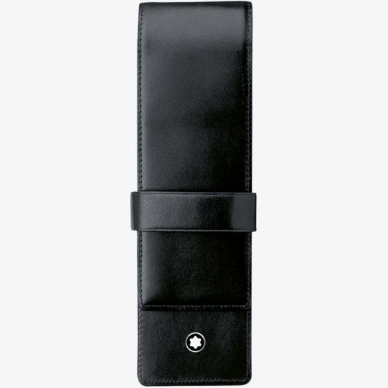 Montblanc Meisterstuck Black Leather 2 Pen Pouch 30302 14311