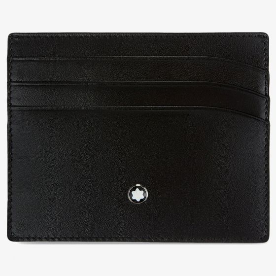 Montblanc Meisterstuck Black Leather 6cc Wallet 198324