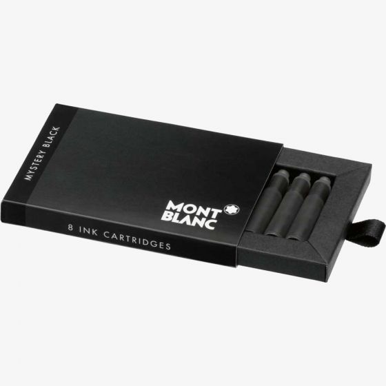 Montblanc Ink Cartridges (Pack of 8)- Mystery Black 105191