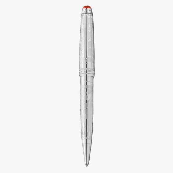 Montblanc Meisterstuck x Olympic Heritage Chamonix 1924 Silver Ballpoint Pen 131373