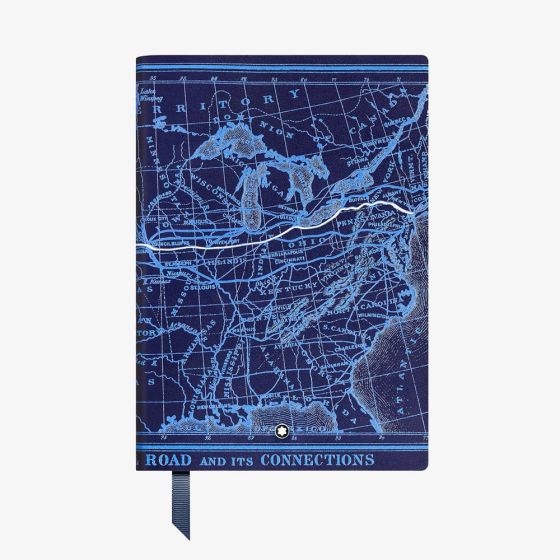 Montblanc Meisterstuck Around The World In 80 Days Blue Lined Notebook 134713