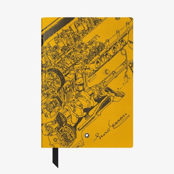 Montblanc Great Characters Enzo Ferrari Giallo Modena Lined Notebook 134717