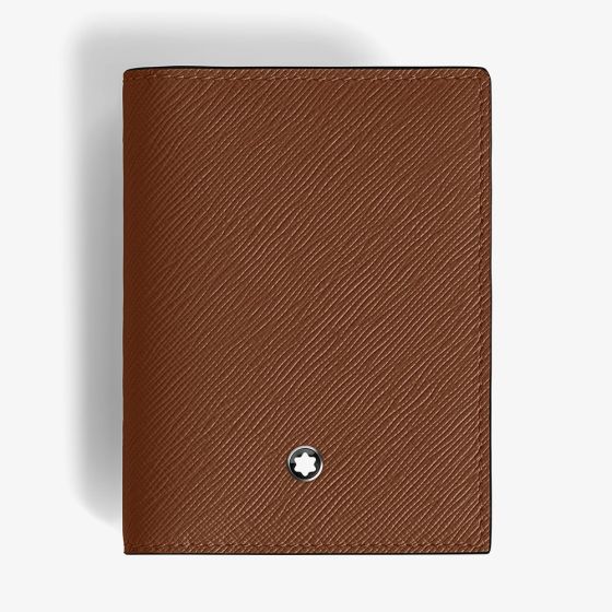 Montblanc Sartorial Fauve Leather 4CC Card Holder 220393