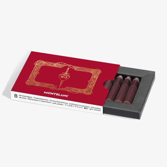 Montblanc Meisterstück Romeo & Juliet 8x Ink Cartridge Verona Red 136806