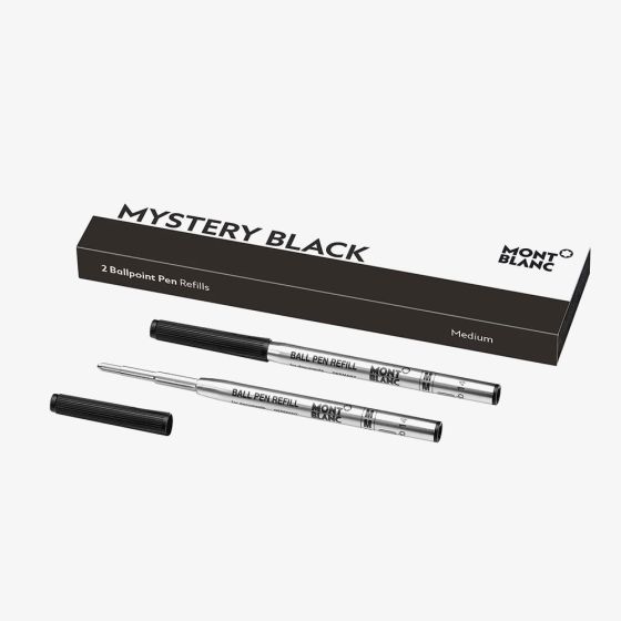 Montblanc Two Pack Mystery Black Ballpoint Refill 128212