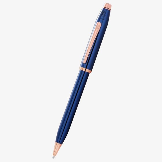 Cross Century II Translucent Cobalt Blue Lacquer Ballpoint Pen AT0082WG-138