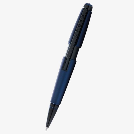 Cross Edge Matte Blue Lacquer Gel Rollerball Pen AT0555-12