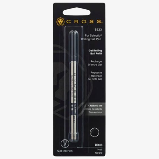 Cross Selectip Gel Rollerball Black Pen Refill AT8523