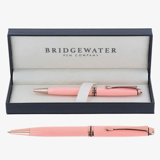 Bridgewater Winchester Pink And Rose Gold Ballpoint Pen 337421