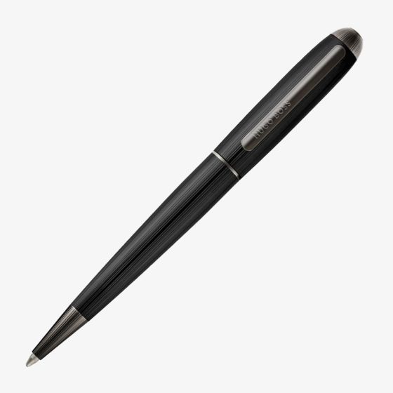 BOSS Contour Pinstripe Black Ballpoint Pen HSV6764A